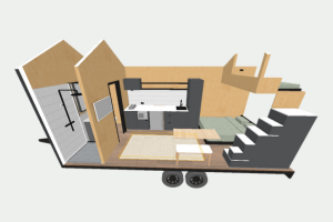 6m tiny home on wheels 