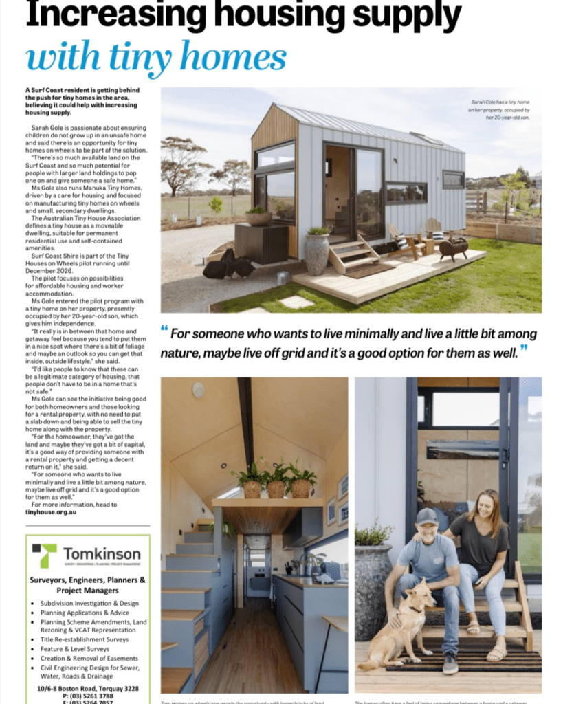 Tiny Home on Wheels Surf Coast