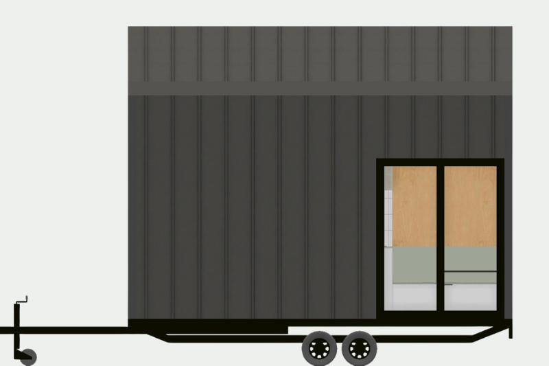 4.8m tiny home on wheels loft 